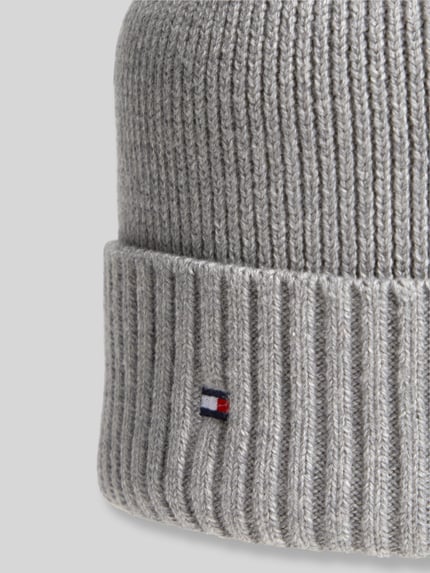 Tommy Hilfiger Mütze mit Logo-Detail Hellgrau 2