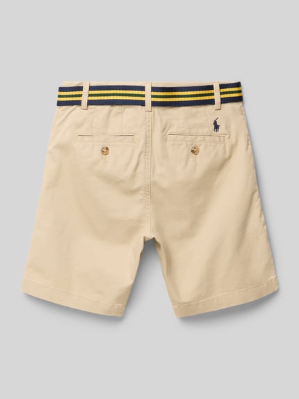 Polo Ralph Lauren Teens Regular fit bermuda’s van katoenmix Model 'BEDFORD' Camel - 3