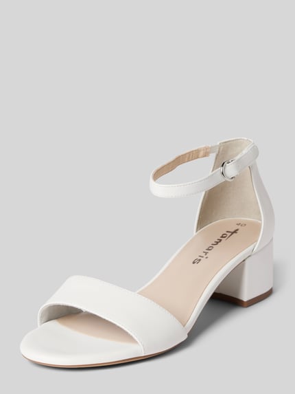 Tamaris High Heels mit Dornschließe Weiss 1