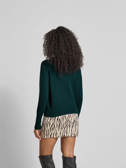 Victoria Beckham Pullover met ribboorden Donkergroen - 5