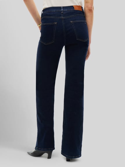 Tommy Hilfiger High waist bootcut-jeans met logodetail Jeansblauw - 5