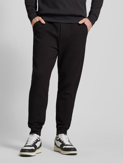 JOOP! COLLECTION Loose Fit Sweatpants mit angedeutetem Eingriff Modell 'Stelios' Black 4