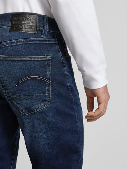 G-Star RAW Jeansy o kroju slim fit z 5 kieszeniami Ciemnoniebieski 3