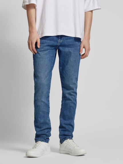 ONLY & SONS Jeansy o kroju slim fit z 5 kieszeniami model ‘LOOM’ Jeansowy niebieski 4