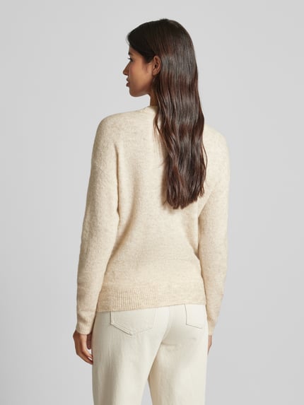 MSCH Copenhagen Strickpullover mit Woll-Anteil Modell 'Festina' Beige 5