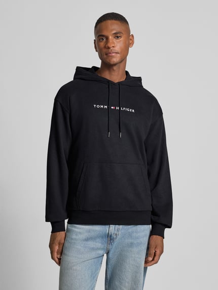 Tommy Hilfiger Regular Fit Hoodie aus Baumwoll-Mix Black 4