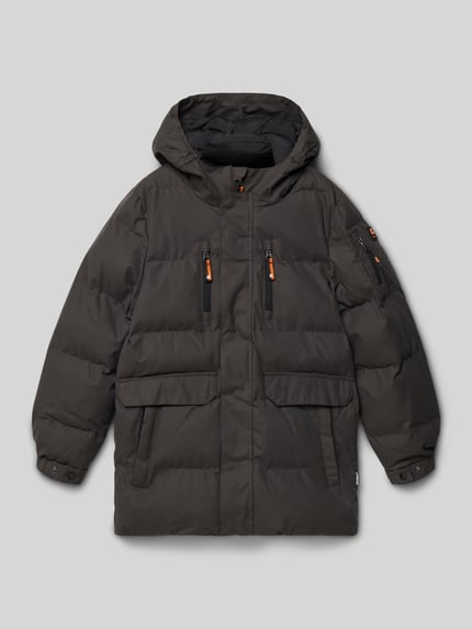 killtec Steppjacke mit Kapuze Graphit 1