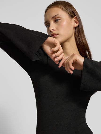 NOISY MAY® Minikleid mit Rundhalsausschnitt Modell 'TIFFANY' Black 3