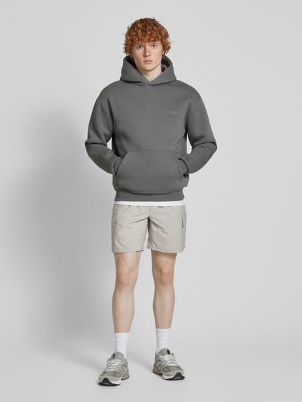 ONLY & SONS Relaxed Fit Cargoshorts mit Eingrifftaschen Modell 'CAM' Hellgrau 1