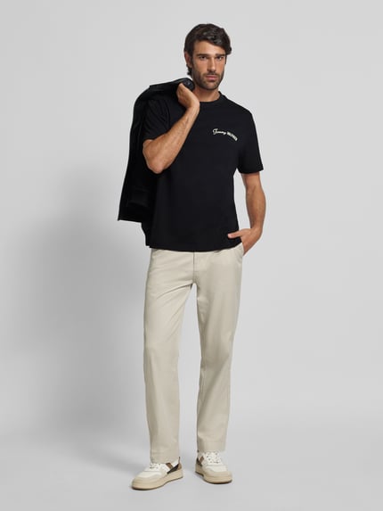 Tommy Hilfiger Regular Fit T-Shirt aus reiner Baumwolle Black 1