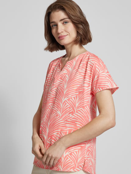 Smith and Soul Blouse met all-over motief Felroze - 3