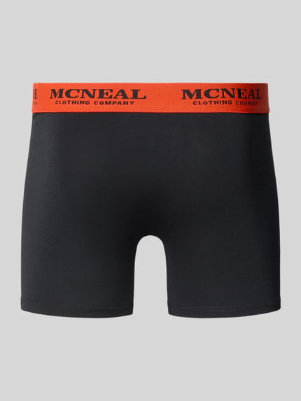 MCNEAL Boxershorts mit elastischem Logo-Bund im 3er-Pack Black 3