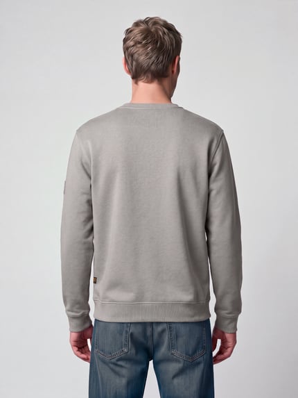 G-Star RAW Bluza z detalami z logo w tonacji ton w ton Jasnoszary 5