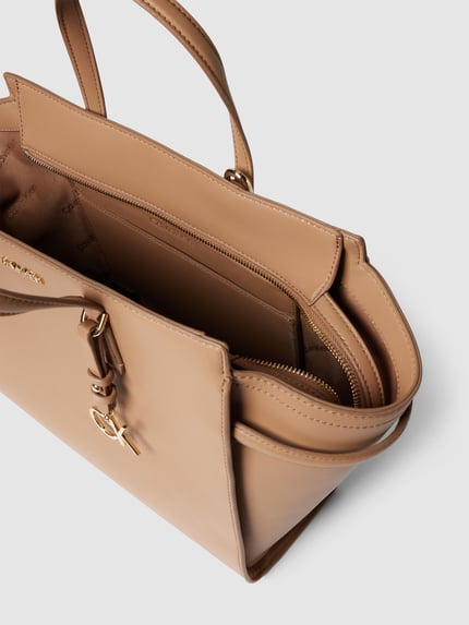 CK Calvin Klein Handtas met labelapplicatie Beige - 5
