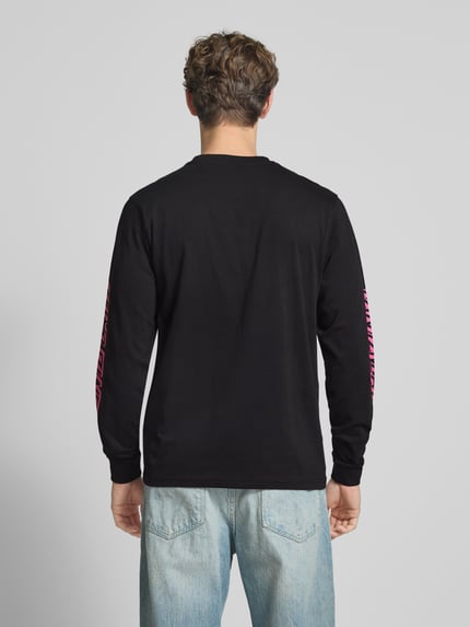 Santa Cruz Sweatshirt mit Label-Print Black 5
