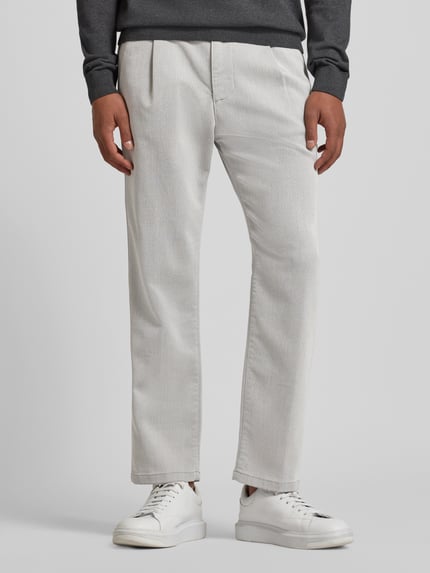 DRYKORN Regular Fit Hose mit Bundfalten Modell 'CHASY' Offwhite 4