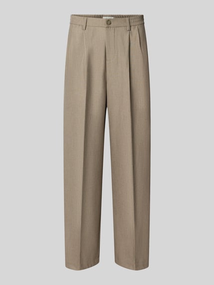 Straight Fit Hose mit Viskose-Anteil Modell 'Grant' Shop The Look MANNEQUINE