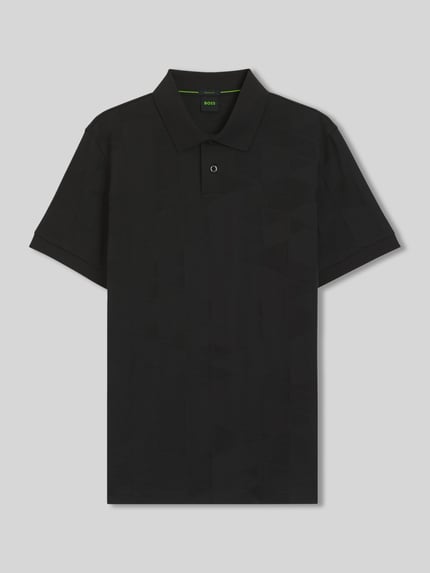 BOSS Green Regular Fit Poloshirt Modell 'PL_NETWORK JQ PIRAX' Black 2