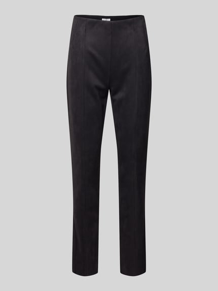 Christian Berg Woman Skinny fit stoffen broek met siernaden Zwart - 2