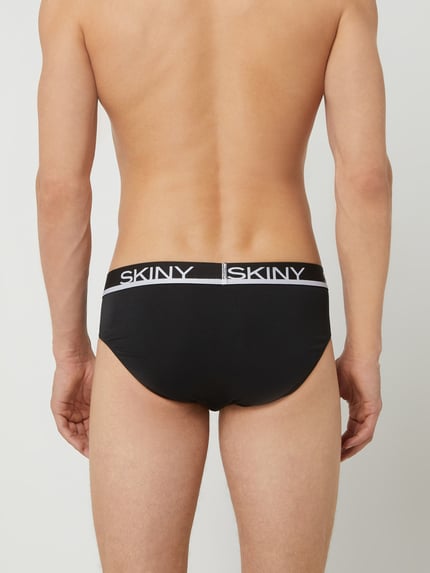 SKINY slip met stretch in set van 3 Zwart - 3