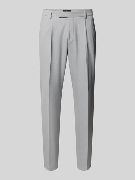 Produktfoto, P&C Special - Exklusiv bei P&C Slim Fit Anzughose Modell 'Salto' von CINQUE, mieszanka bawełny, krój slim fit, kanty, szlufki na pasek, kieszenie boczne i z tyłu, zapięcie na haftkę i zamek błyskawiczny, szerokość w rozmiarze 50: 38 cm, długość wewnętrzna nogawki w rozmiarze 50: 75 cm