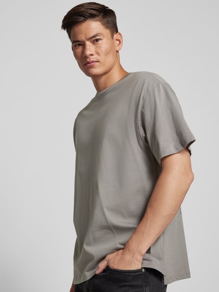 Elias Rumelis T-Shirt mit Rundhalsausschnitt Modell 'Quentino' Mittelgrau 3