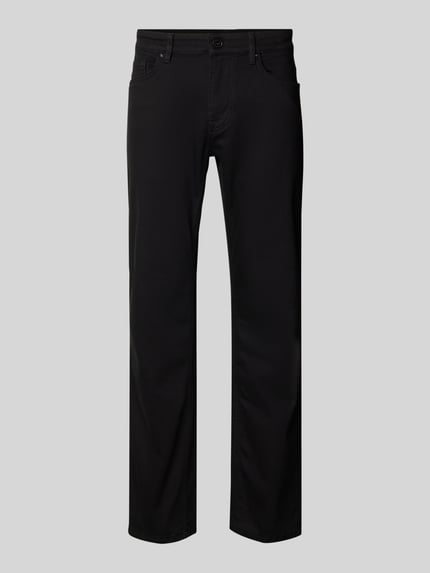 JOOP! JEANS Dżinsy w kroju regular fit z zapięciem na guzik model 'MITCH' Czarny 2