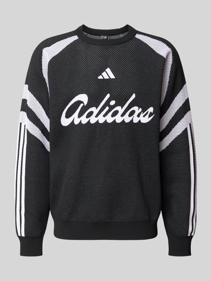 adidas Sportswear Pullover met grote logo-opschrift Zwart - 2