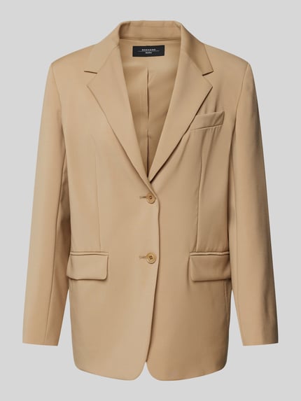 Weekend Max Mara Blazer mit Reverskragen Modell 'MATERIA' Camel 2