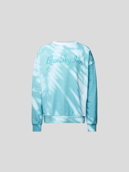 Blue Sky Inn Bluza o kroju oversized z wyhaftowanym logo Jasnoniebieski 2