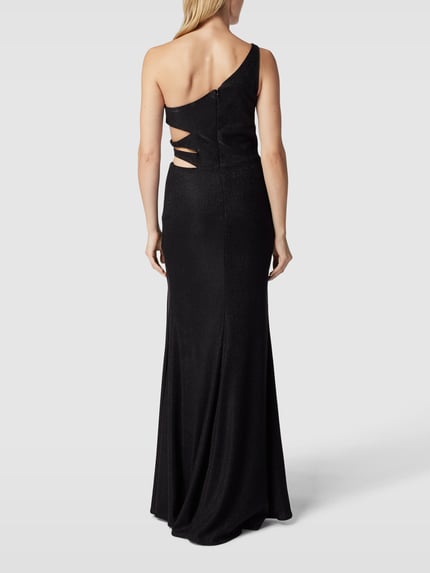 LUXUAR FASHION Avondjurk met cut-outs Zwart - 5