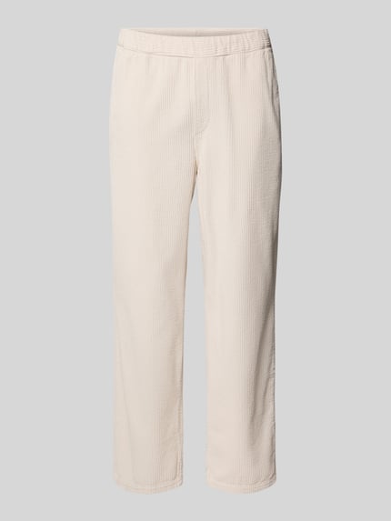 American Vintage Cordhose mit elastischem Bund Modell 'PADOW' Beige 2