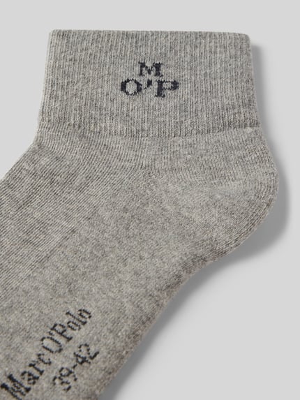 Marc O'Polo Socken mit Logo-Detail im 2er-Pack Hellgrau 2