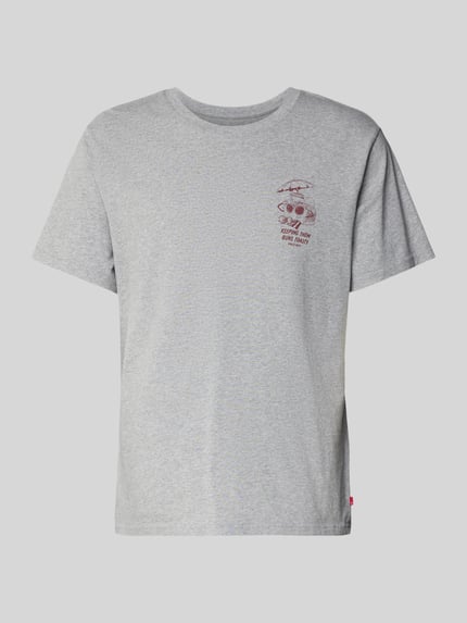 Levi's® relaxed fit T-shirt van puur katoen Lichtgrijs gemêleerd - 2