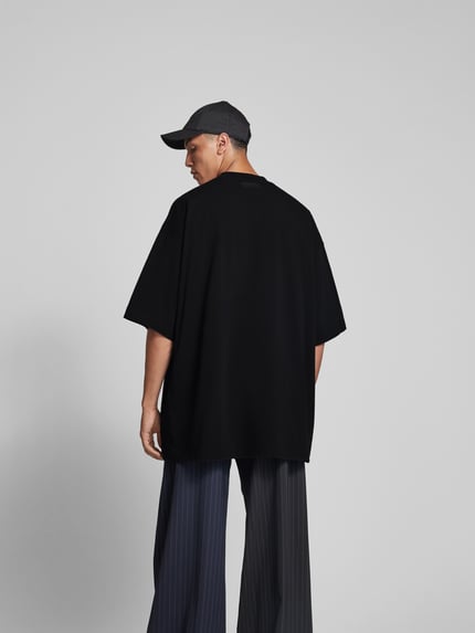 VETEMENTS oversized t-shirt met labeldetail Zwart - 5