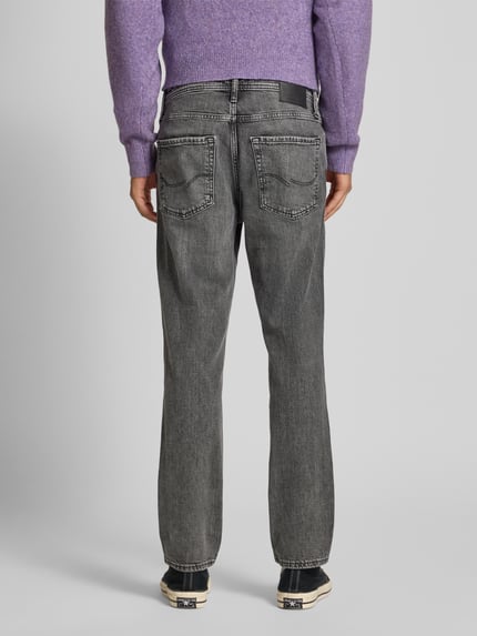 JACK & JONES Straight fit jeans in 5-pocketmodel, model 'CLARK' Middengrijs - 5