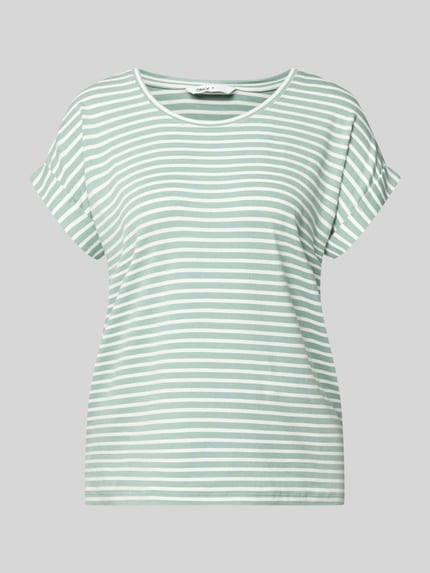 ONLY Regular Fit T-Shirt aus Viskose-Mix Modell 'MOSTER' Schilf 2