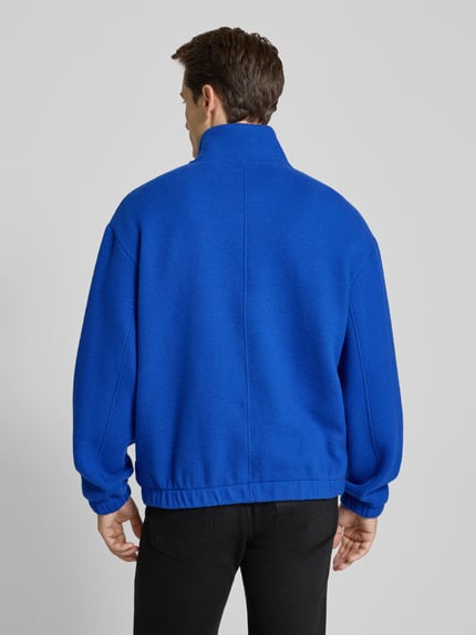 CK Calvin Klein Fleecejacke aus Woll-Mix Royal 5