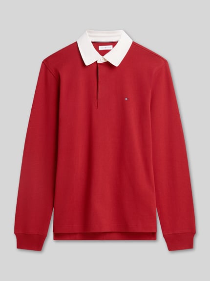 Tommy Hilfiger Relaxed Fit Poloshirt aus reiner Baumwolle Rot 2