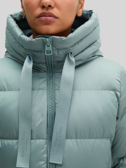 Marc O'Polo Daunenmantel mit Kapuze Aqua 3