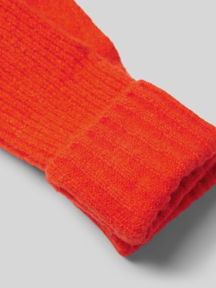 ICHI Handschoenen met omslag, model 'IAIVO' Oranje - 2