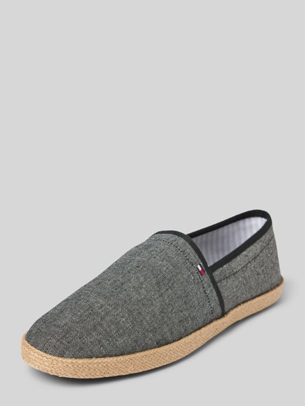 Tommy Hilfiger Espadrilles aus Chambray-Leinen Black 1