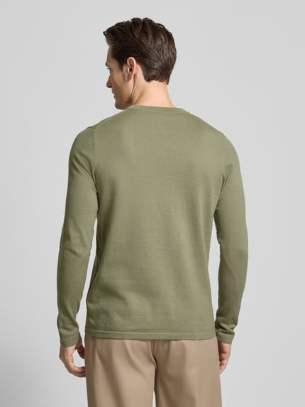 DRYKORN Gebreide pullover met ronde hals, model 'IRMINO' Groen - 5