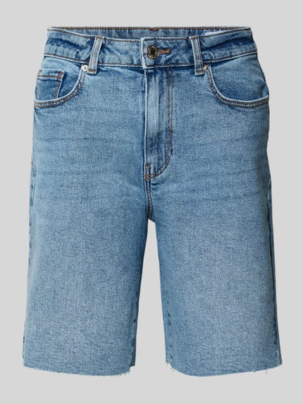 VERO MODA Regular Fit Jeansshorts aus Baumwoll-Mix Modell 'CLEO' Hellblau 2
