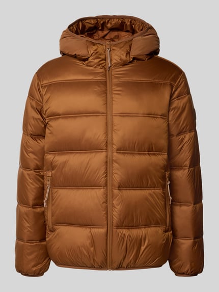 Tommy Jeans Regular fit gewatteerd jack met mesh Middenbruin - 2