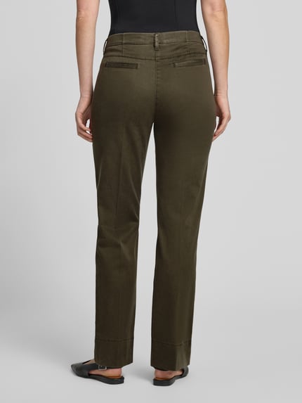Raphaela By Brax Super Slim Fit Schmale Hose aus Lyocell-Baumwoll-Mix Modell 'LORELLA' Khaki 5