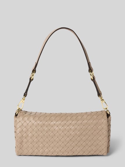 Abro Handtas met afneembare draagband, model 'MILA' Taupe - 2