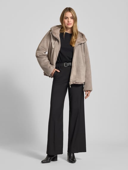 White Label Jack met imitatiebont Taupe - 1