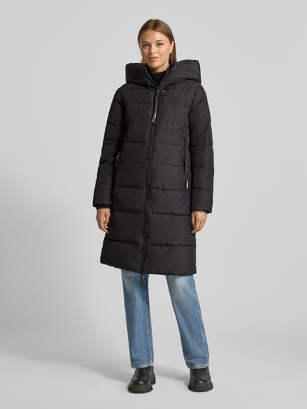 khujo Puffer Jacket mit Kapuze Modell 'Jilias' Black 4