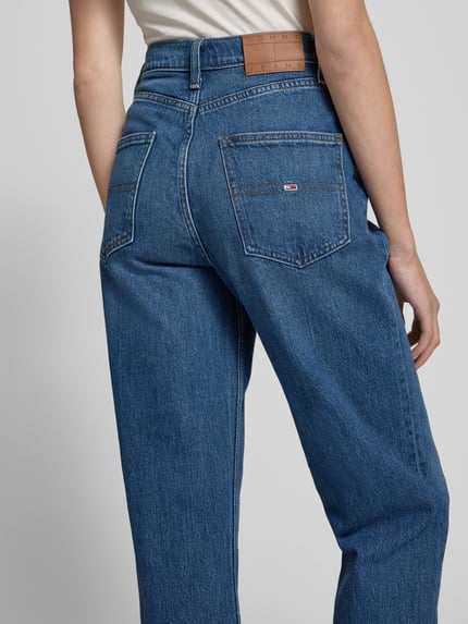 Tommy Jeans Straight fit jeans van katoenmix, model 'LAYLA' Jeansblauw - 3